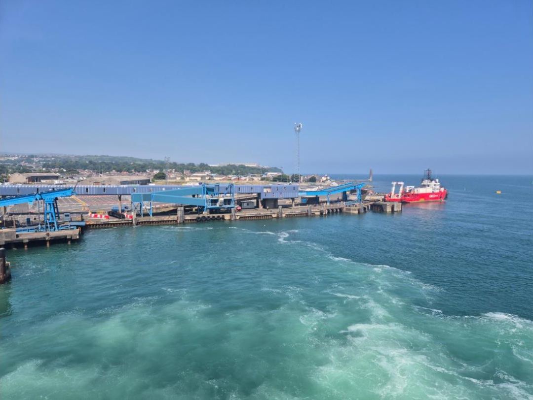 Pulling out of Larne on the way home