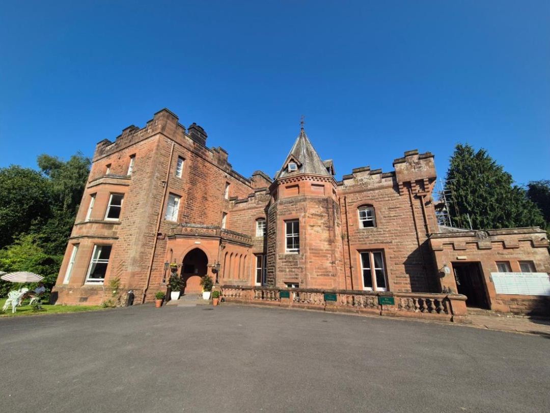 Friars Carse in the sunshine