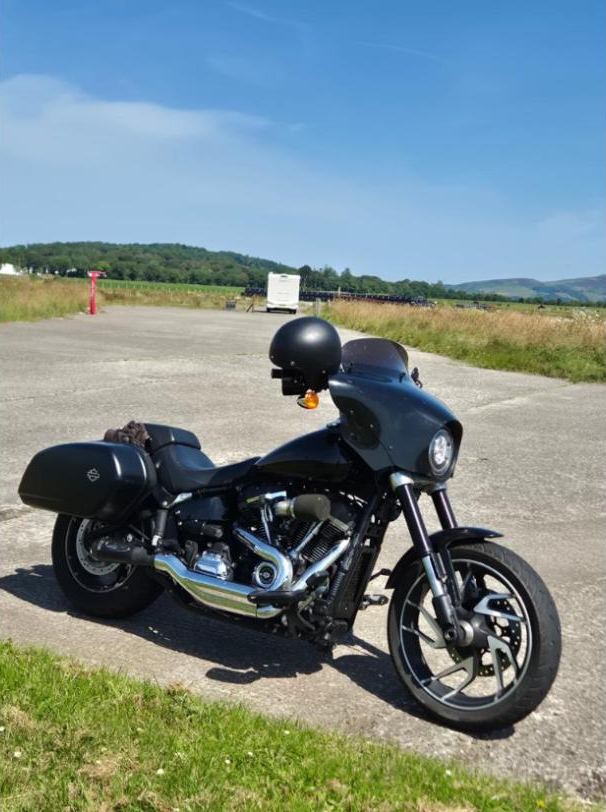 Parked up on the way to the ferry