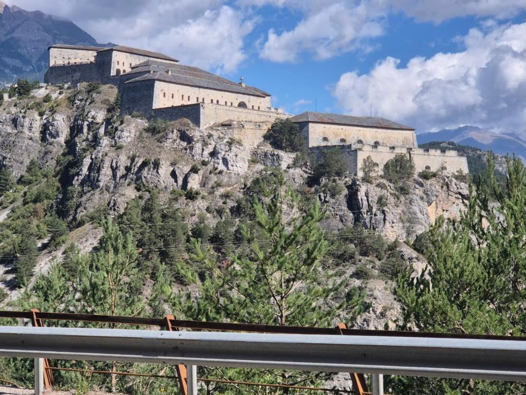 Fort on the cliff edge