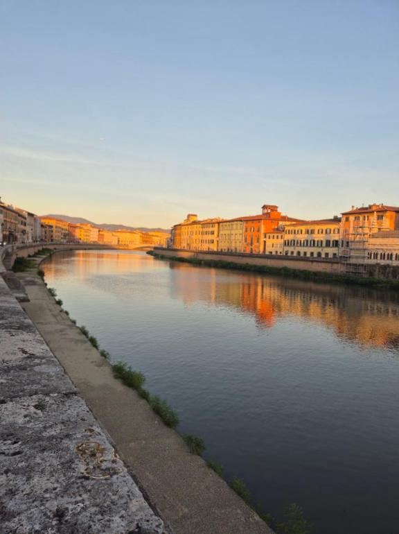 River Arno at sunset