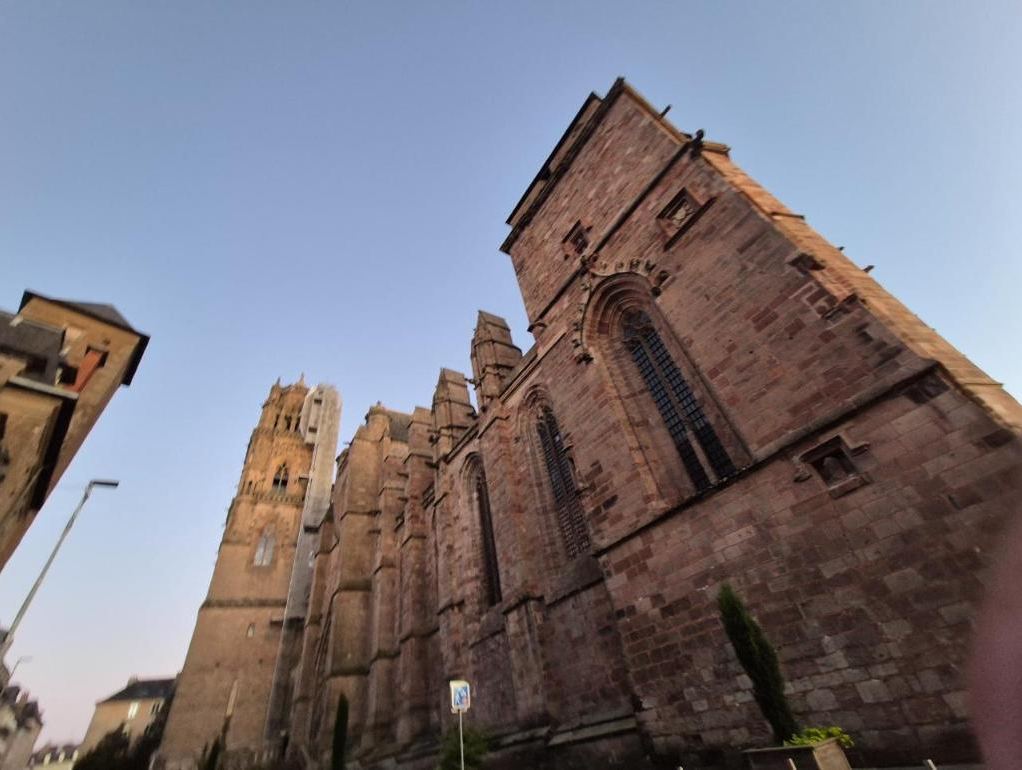 The side of the cathedral