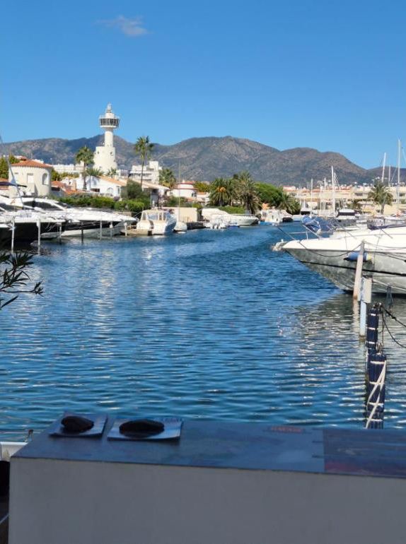 The canals and the lighthouse at Empuriabrava